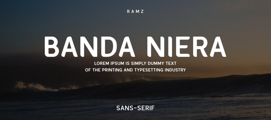 Banda Niera Font