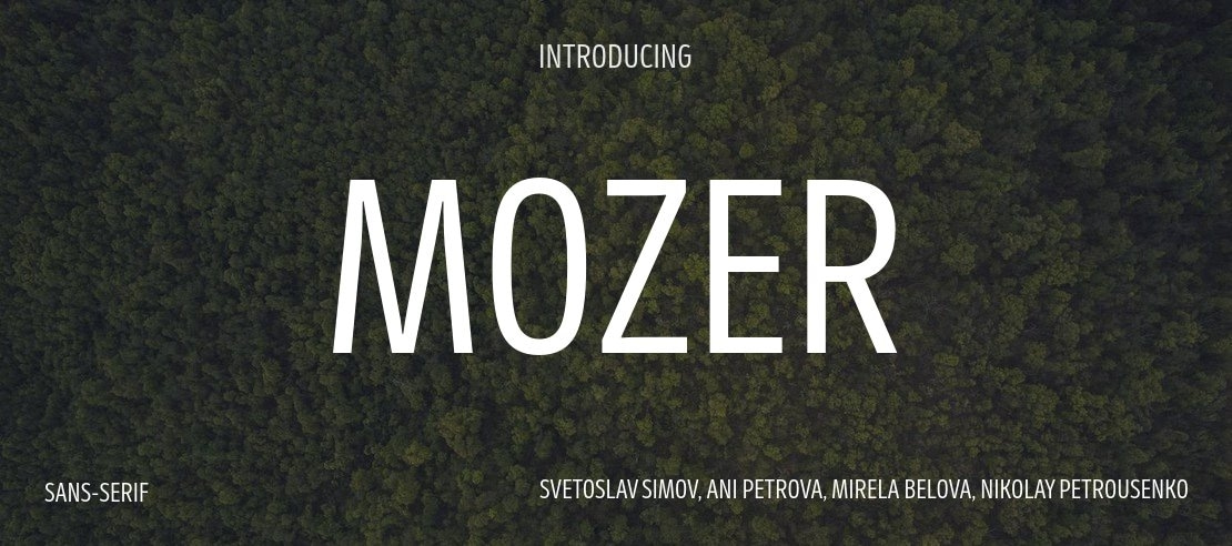 Mozer Font Family