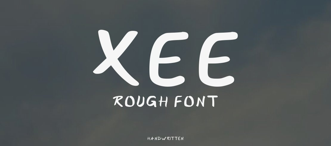 Xee Rough Font