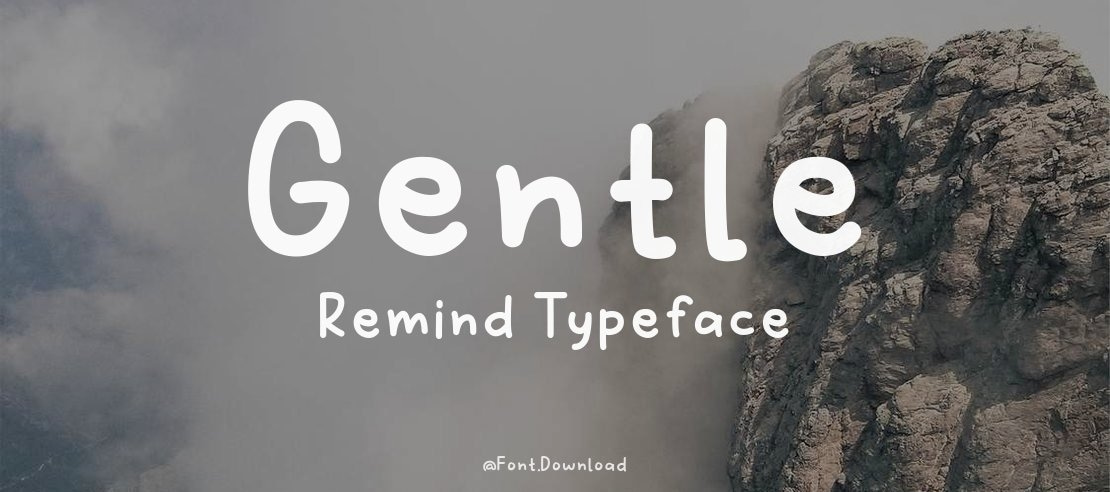 Gentle Remind Font