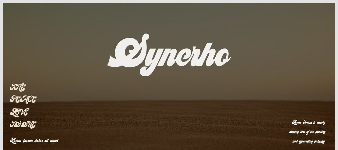 Syncrho Font