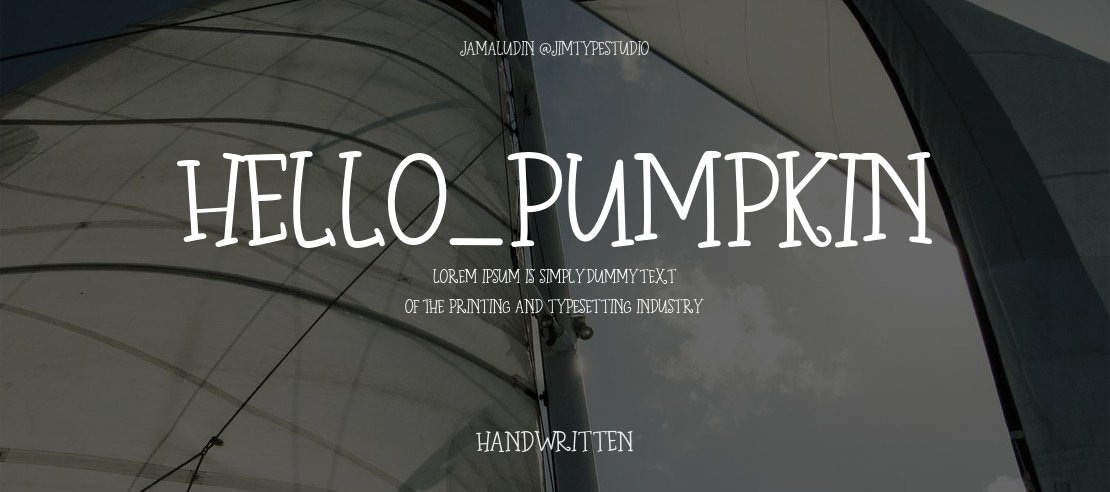 Hello_Pumpkin Font