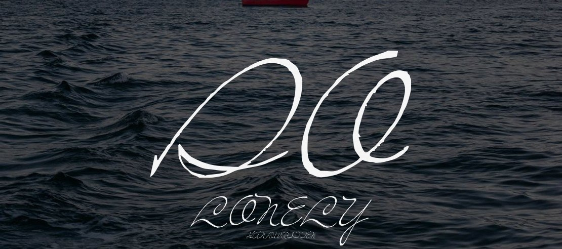 So Lonely Font