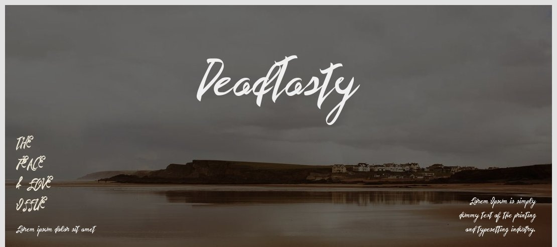 DeadTasty Font