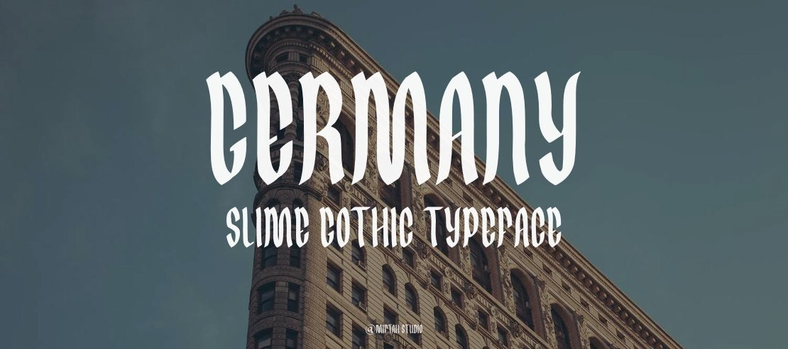 Germany Slime Gothic Font