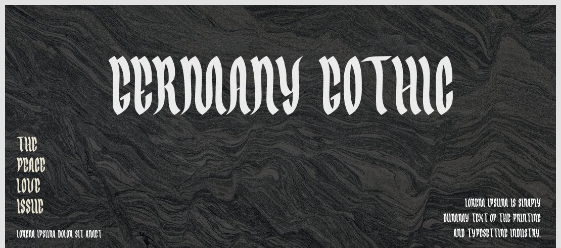 Germany Gothic Font