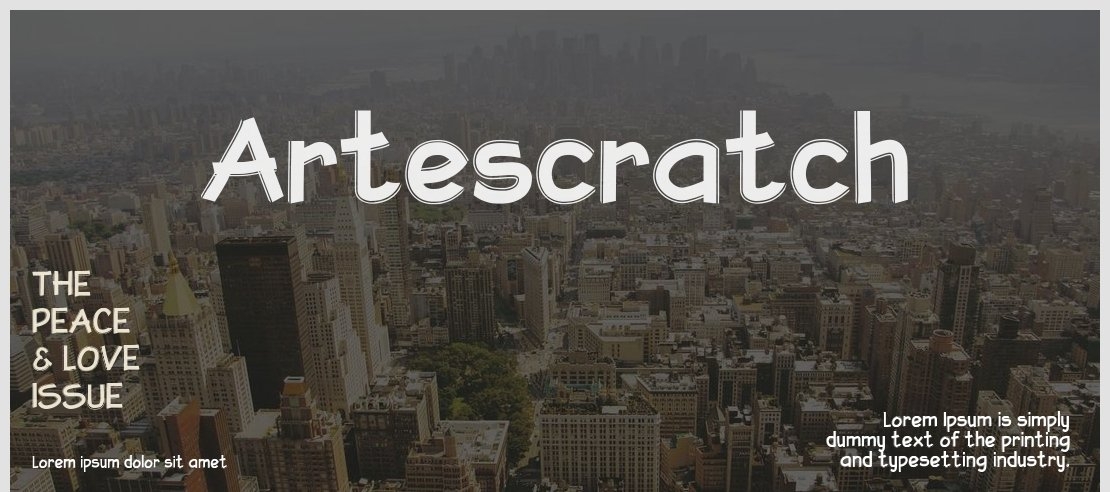 Artescratch Font