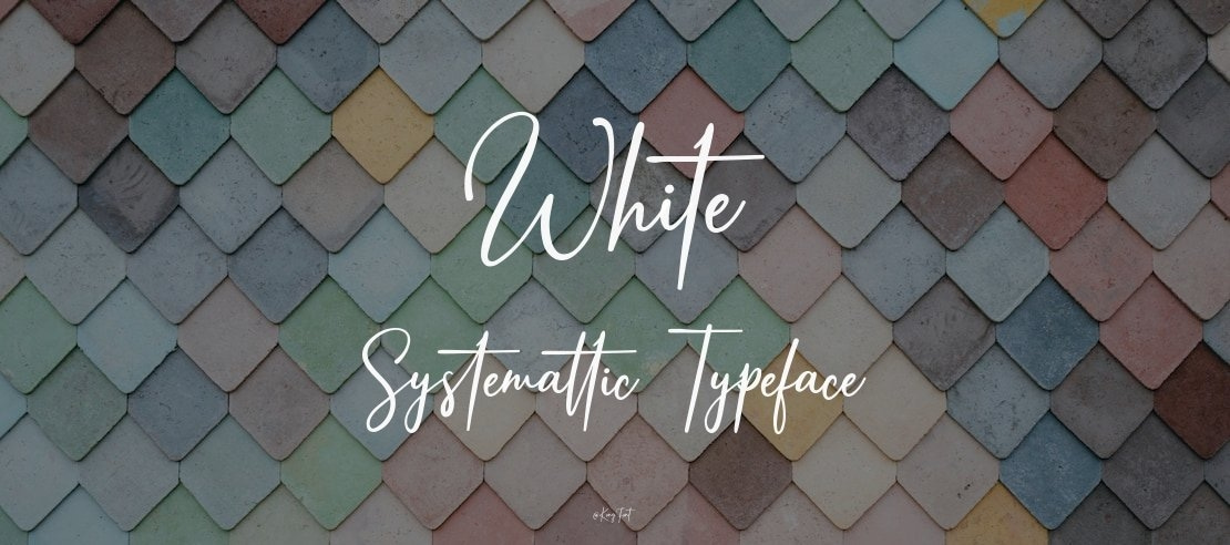 White Systemattic Font Family