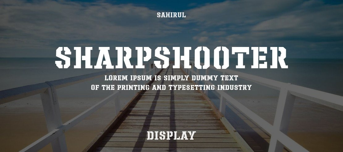 Sharpshooter Font