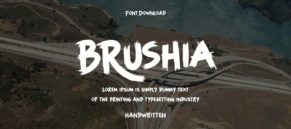 BRUSHIA Font