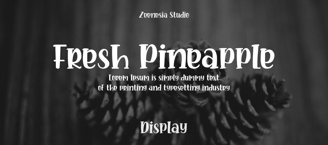 Fresh Pineapple Font