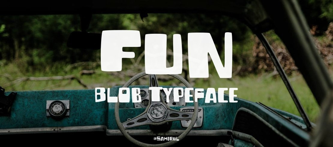 Fun Blob Font