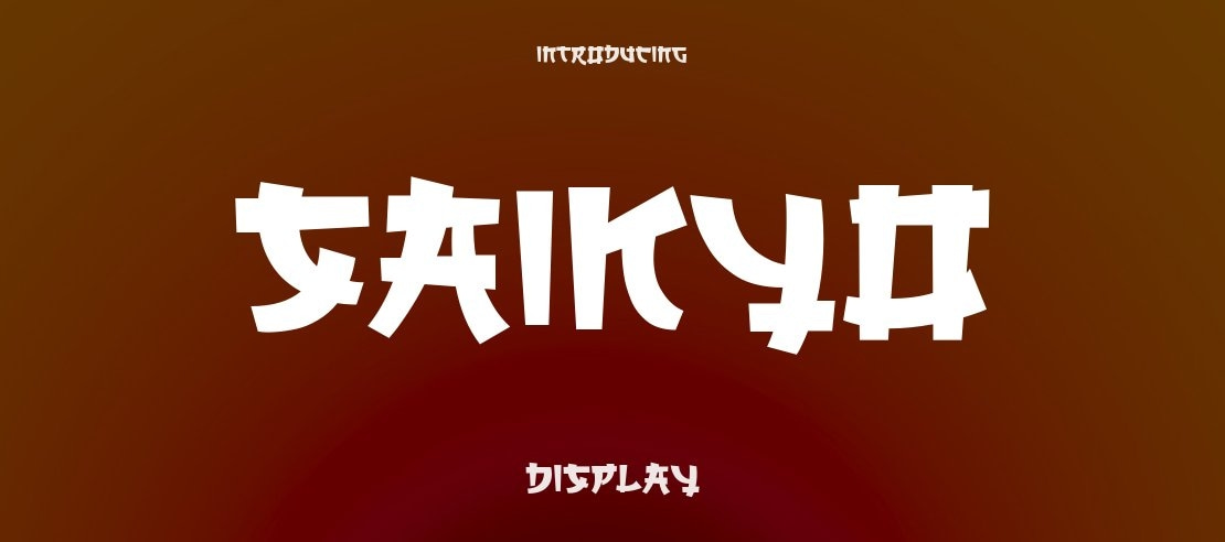 SAIKYO Font