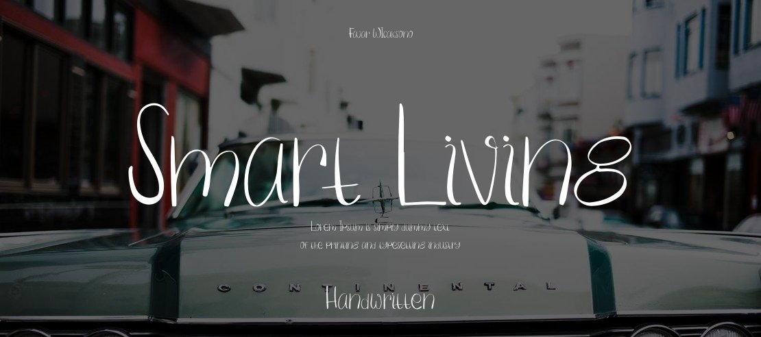 Smart Living Font