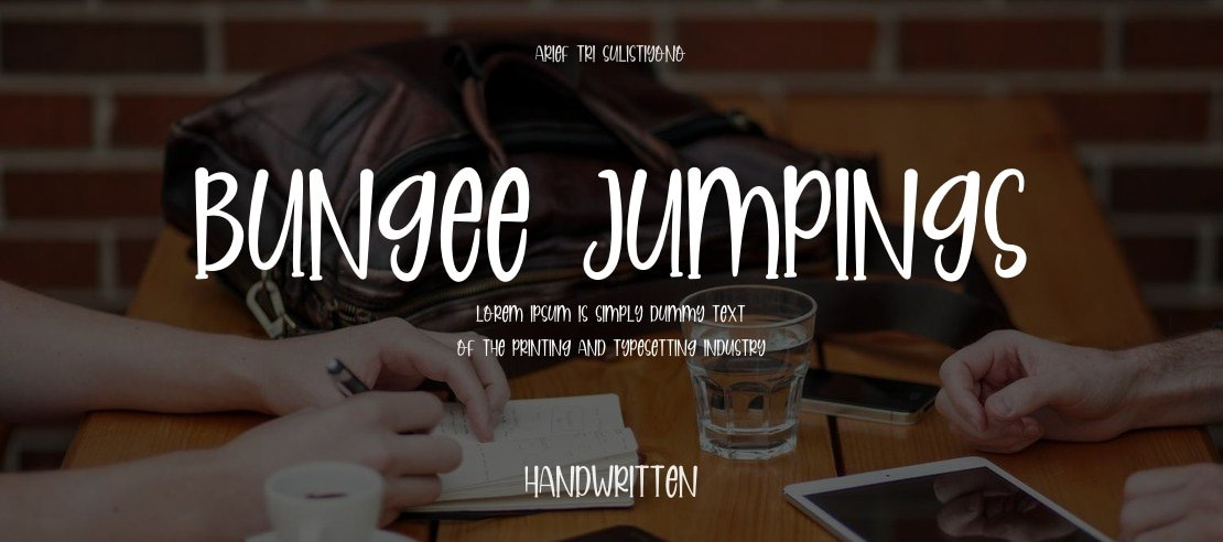 Bungee Jumpings Font