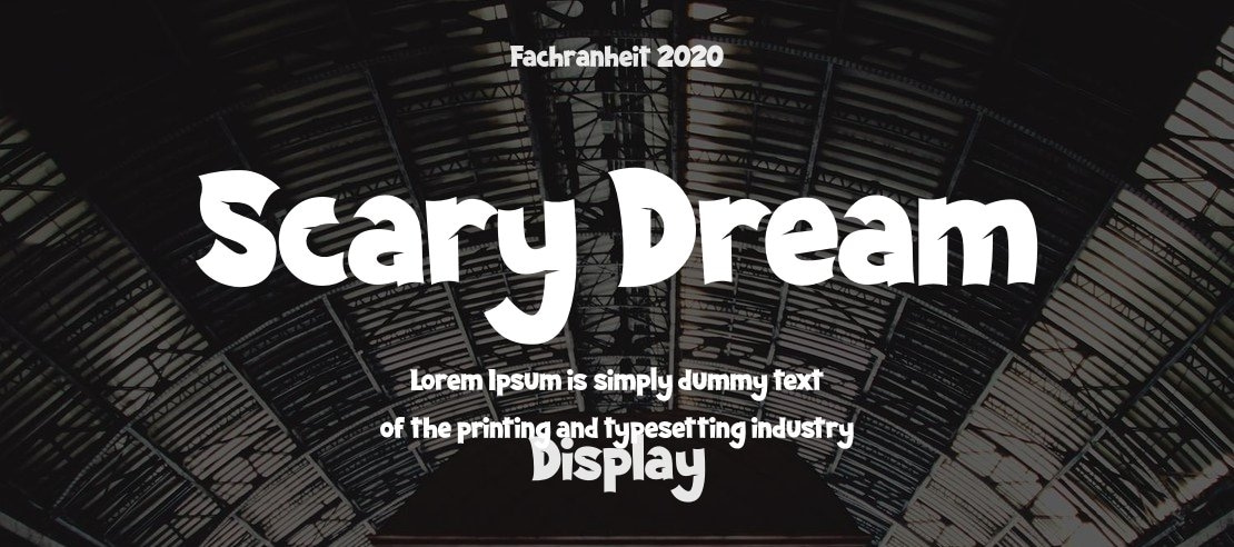 Scary Dream Font