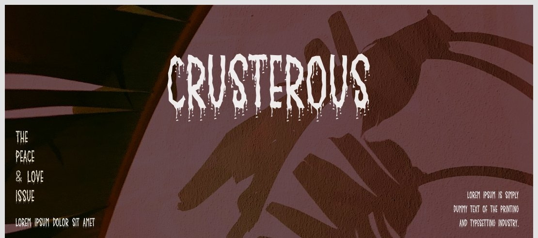 Crusterous Font