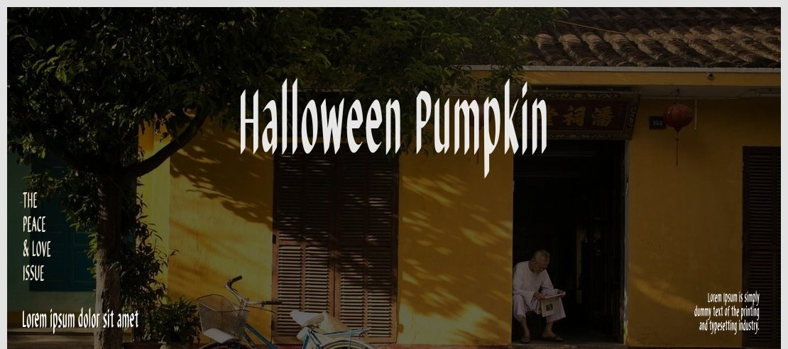 Halloween Pumpkin Font