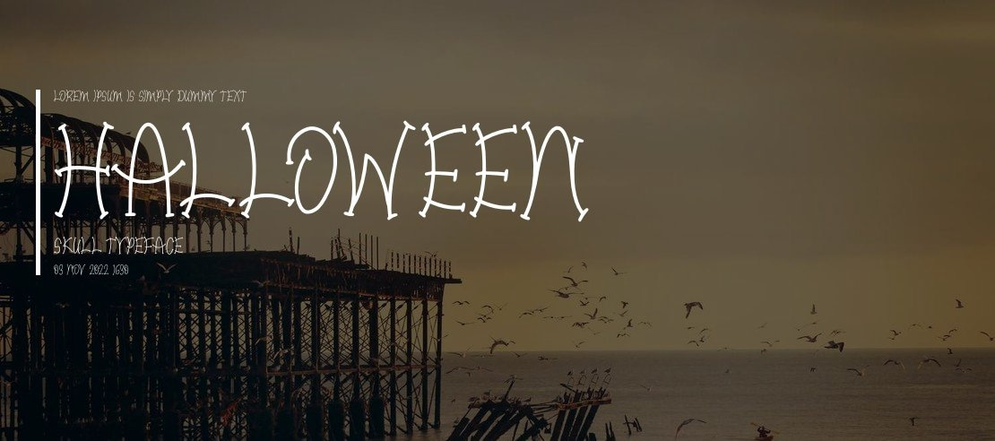 Halloween Skull Font