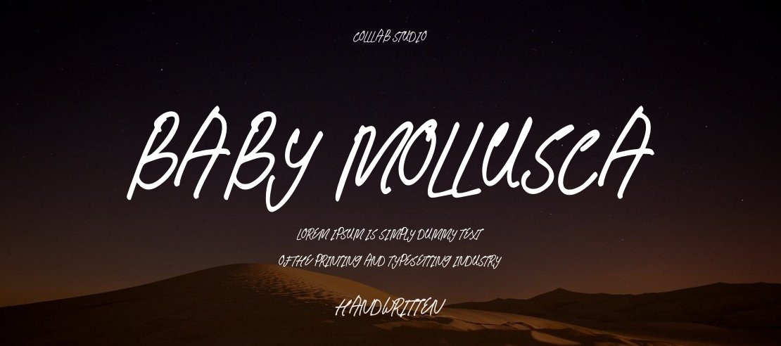 Baby Mollusca Font