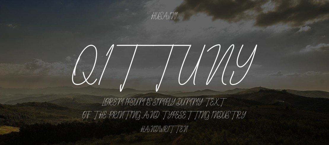 Qittuny Font