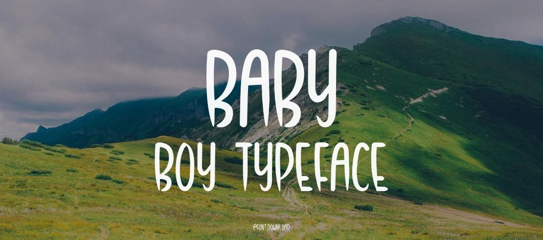 Baby Boy Font