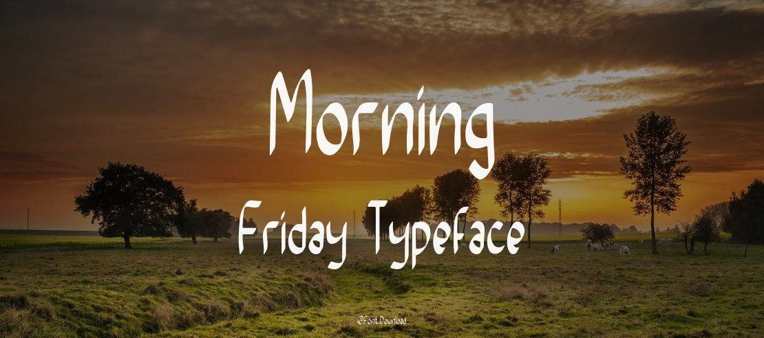 Morning Friday Font