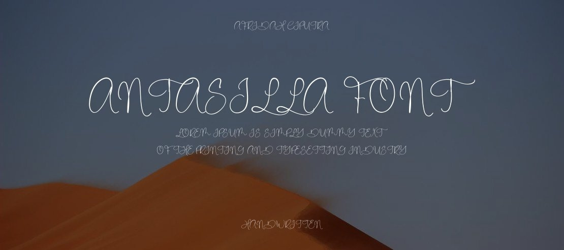 Antasilla Font