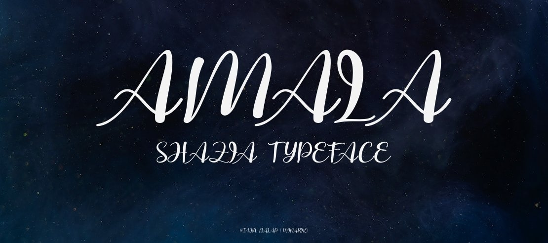 amala shazia Font