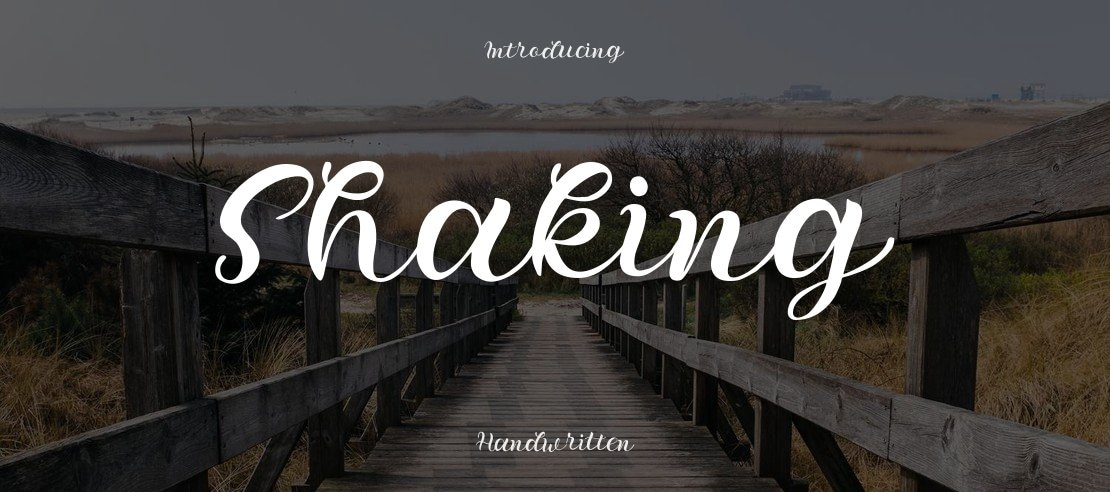 Shaking Font