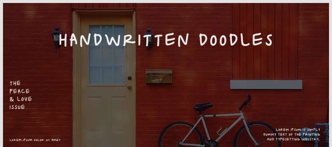 Handwritten Doodles Font