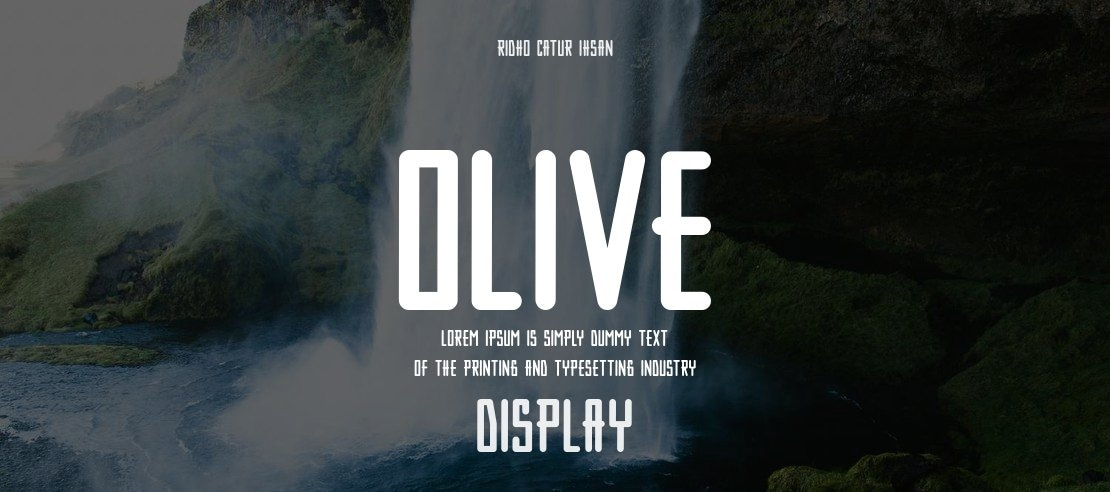 Olive Font