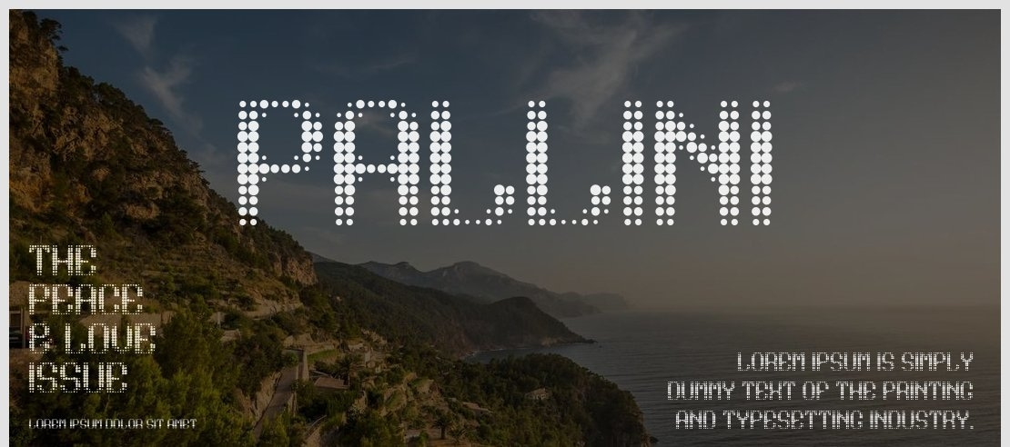 pallini Font