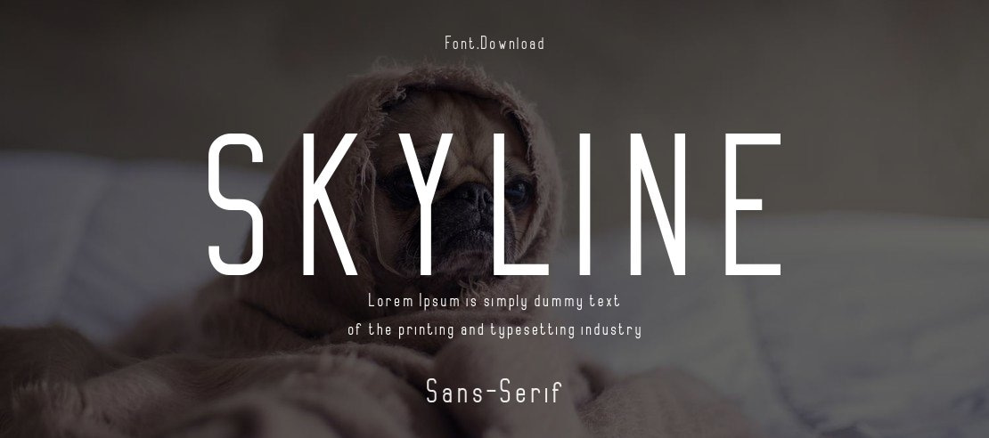 SKYLINE Font