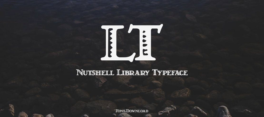 LT Nutshell Library Font Family