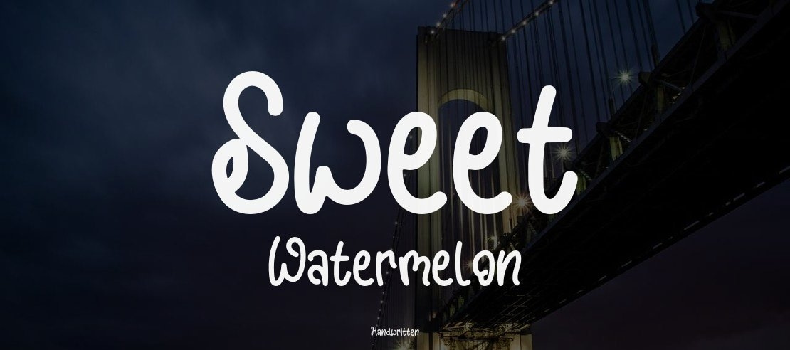 Sweet Watermelon Font