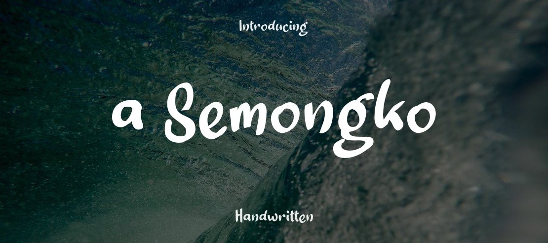 a Semongko Font