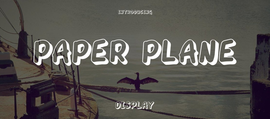 Paper Plane Font