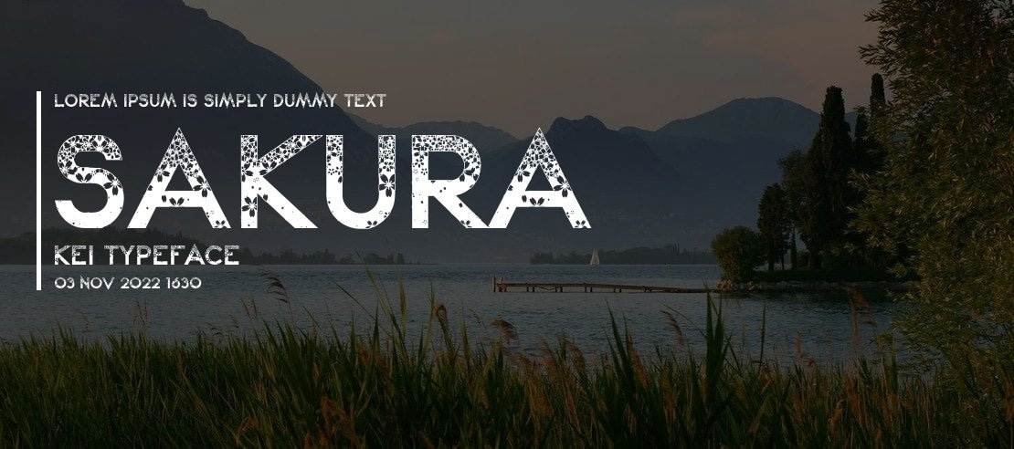 Sakura Kei Font