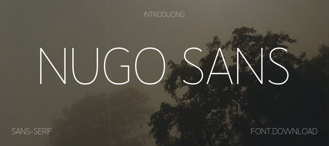 Nugo Sans Font