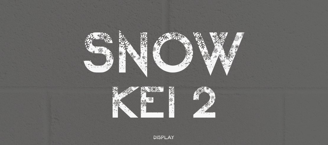 Snow Kei 2 Font Family