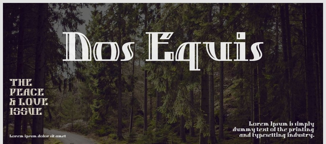 Dos Equis Font