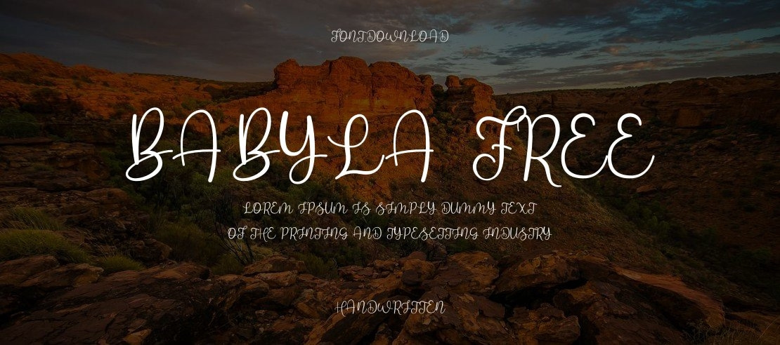 Babyla Free Font