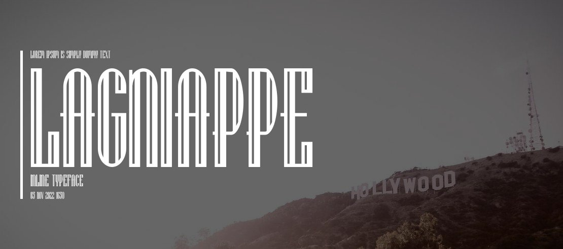 Lagniappe Inline Font