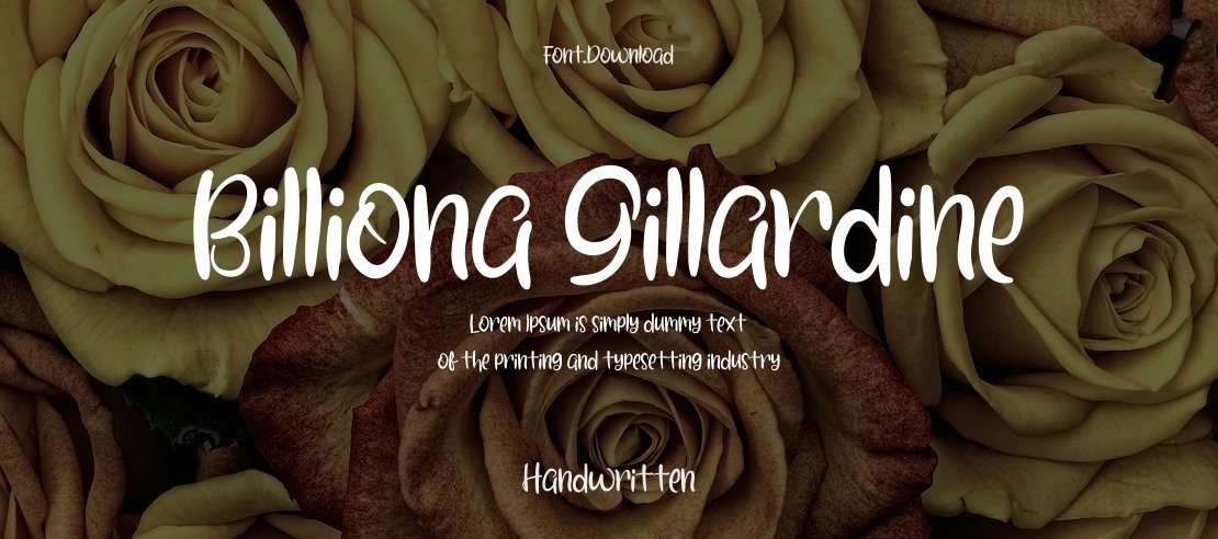 Billiona Gillardine Font