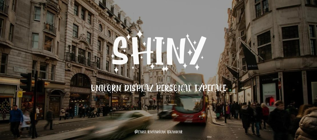 Shiny Unicorn Display Personal Font Family