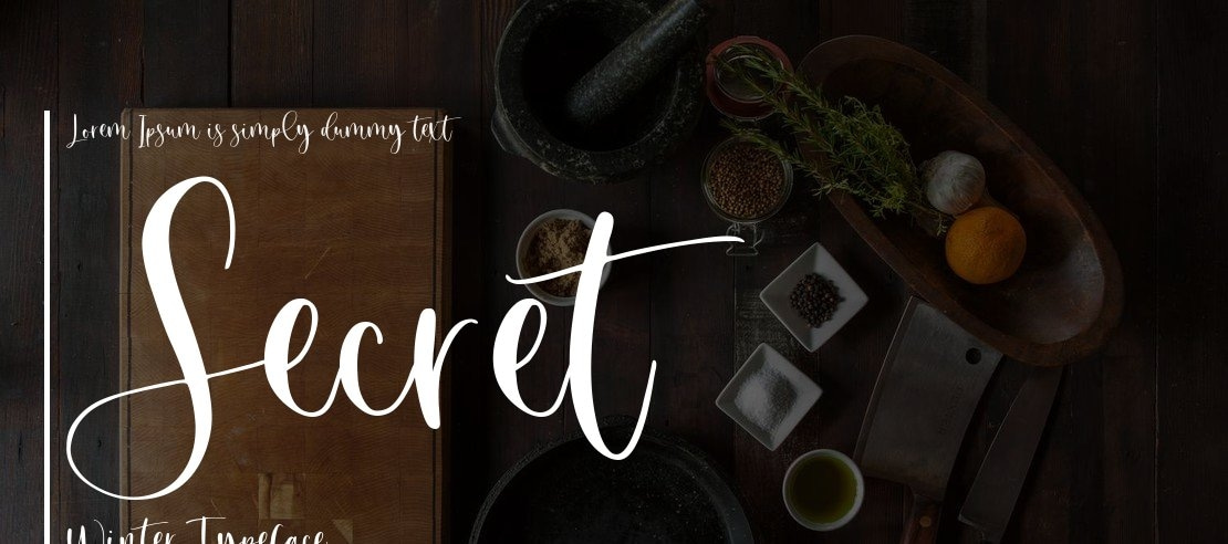 Secret Winter Font