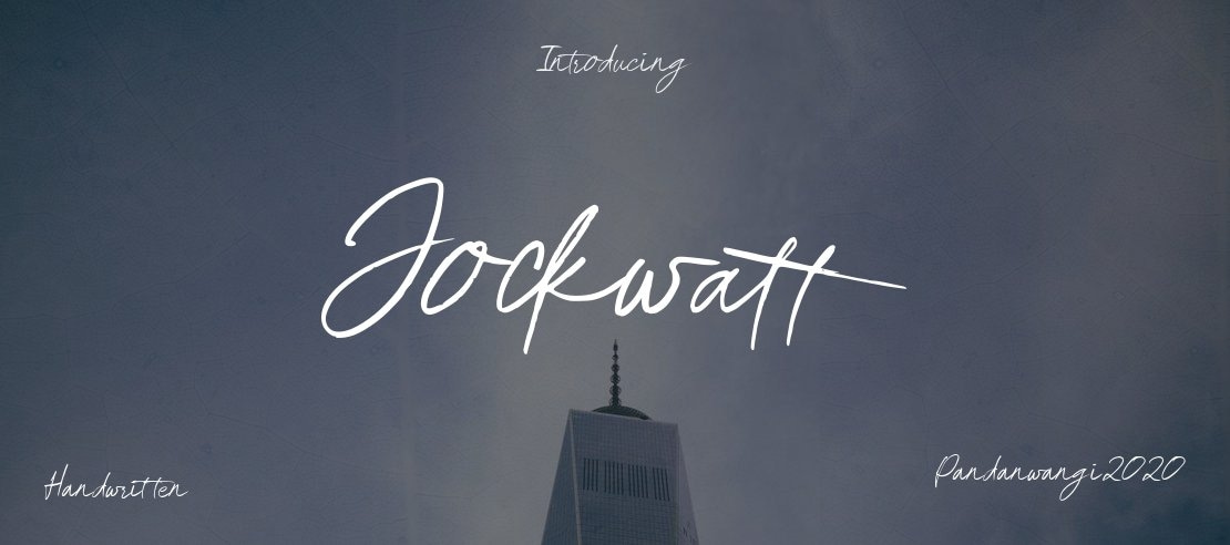 Jockwatt Font