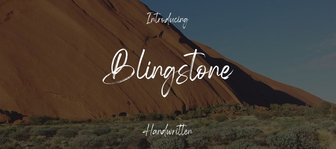 Blingstone Font