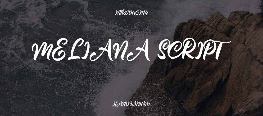 Meliana Script Font